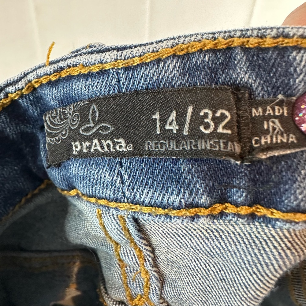 🥳3 for $20🥳 prAna Women's Dark Blue Skinny Jeans - Picture 12 of 14